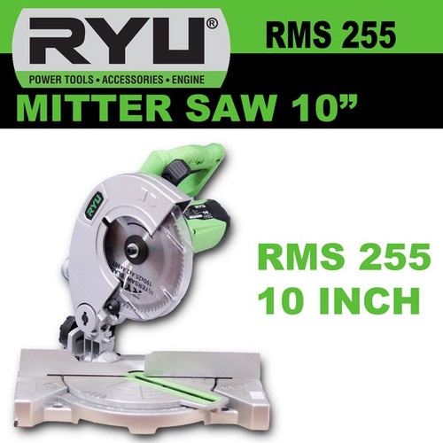 Jual Mesin Potong Alumunium RMS 255 Mitter Saw 10 Inch RYU | Shopee ...