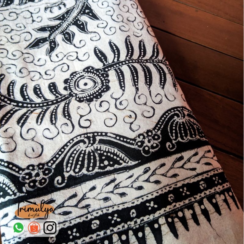 Jual Batik Tulis Batik Paoman Batik Indramayu Motif Iwak Etong Shopee Indonesia