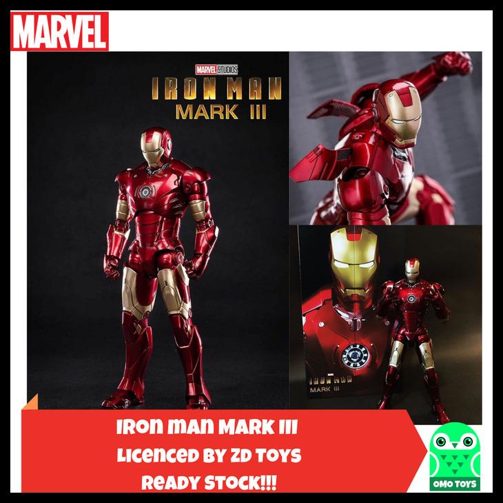 Jual MARVEL ZD TOYS IRONMAN MARK 3 IRONMAN MK III ORIGINAL IRON MAN ...