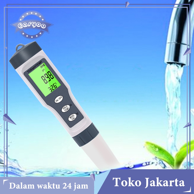 Jual TDS/PH/Temperature 3-In-1 Ph Meter Digital Water Quality Tester ...