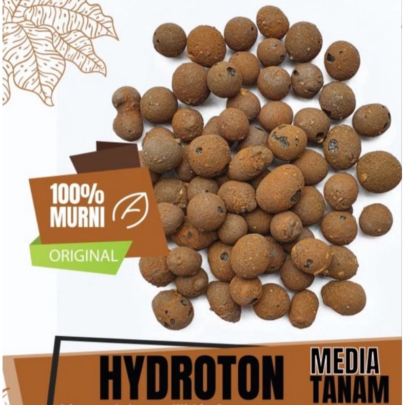 Media tanam hidroton Jerman 400 Gram hidroponik, Anggrek, Aquaponik