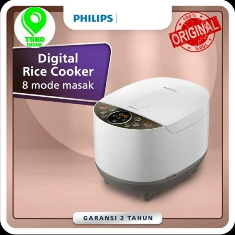 Jual Philips Rice Cooker 1,8L Fuzzy Logic Digital HD4515 8 Menu