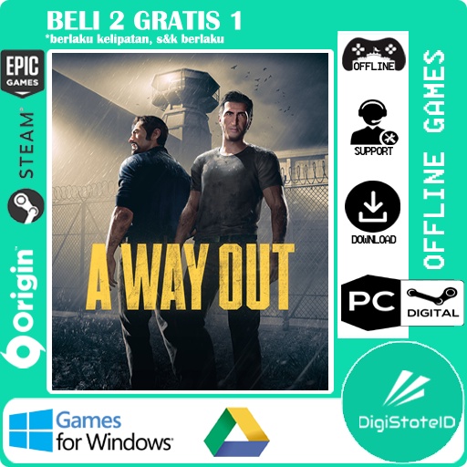 Jual a way out game pc shopee indonesia