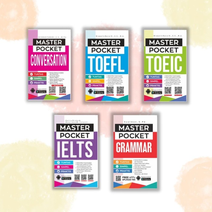 Jual Didik Buku Master Pocket Toefl - Toeic - Grammar - Conversation ...