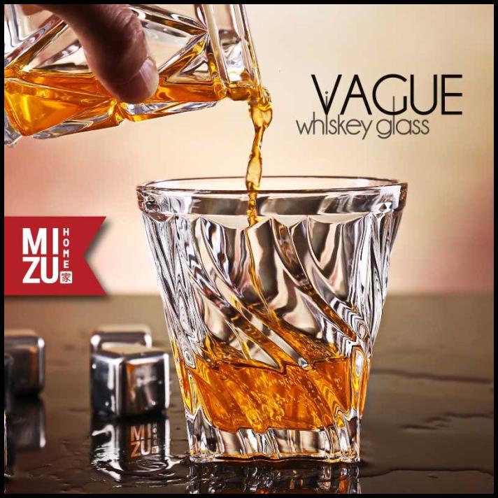 Jual Mizu Vague Whiskey Glass Gelas Kaca Whisky Gelas Air Minum Cocktail Shopee Indonesia 5707