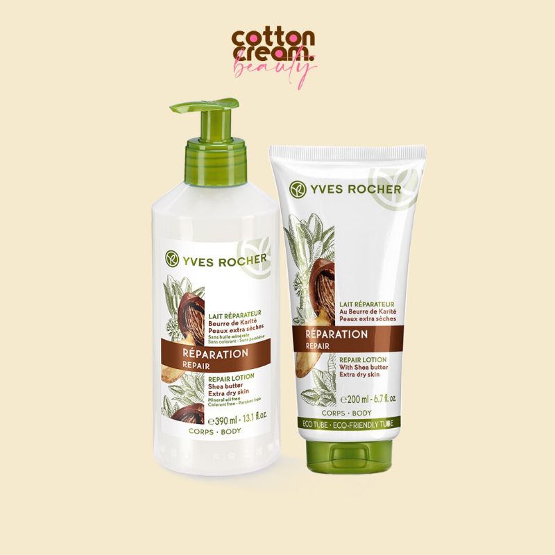 Jual Yves Rocher Repair Lotion Extra Dry Skin with Shea Butter Shopee