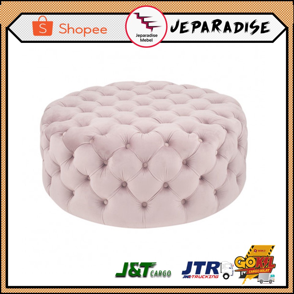 Jual Stool Bullat Ottoman Puff Stool Kotak Stool Stool Bulat Kursi Sofa Stool Sofa Sofa