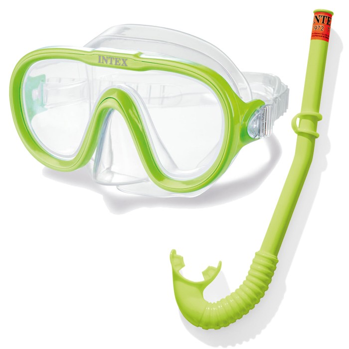 Jual INTEX 55642 Snorkel Set Adventurer Swim Set Snorkeling Set