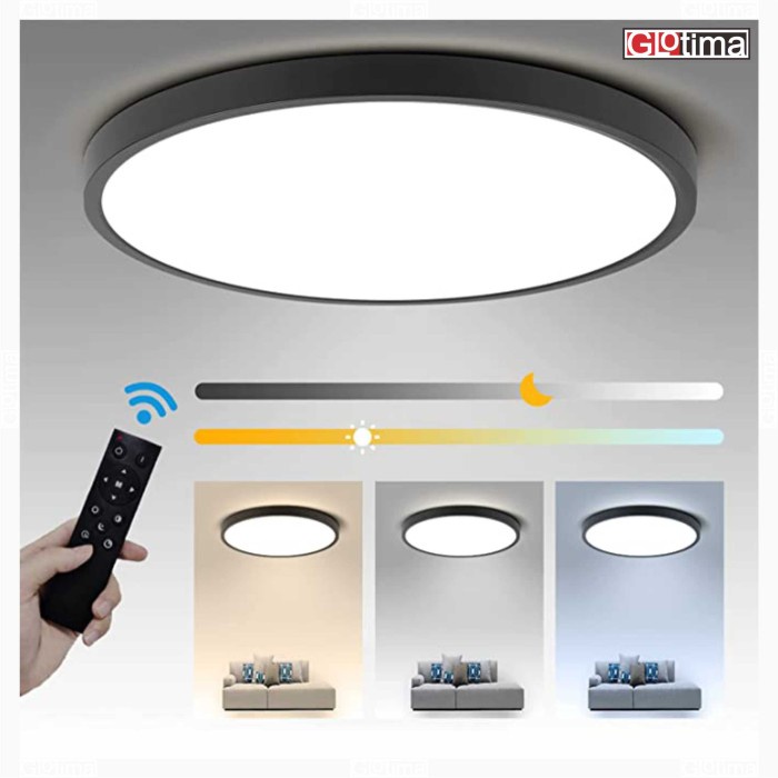 Jual Lampu Lampu Plafon Plafond Led Ceiling Lamp Light Dimmable Remote Control Shopee Indonesia