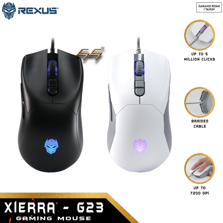 Jual Mouse Gaming Rexus Xierra G23 Xierra G-23 Gaming Mouse | Shopee ...