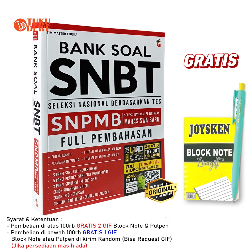 Jual Buku SNBT - Buku SBMPTN - Buku TPS - Bank Soal SNBT 2024 | Shopee ...