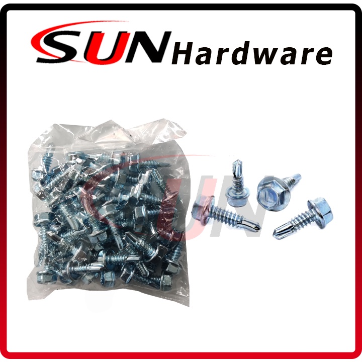 Jual Baut Baja Ringan 10 X 16 Isi 50 Pcs Perbungkus Baut Sekrup Skrup ...