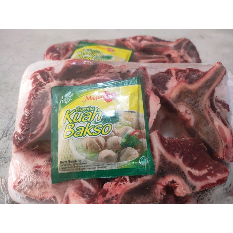 Jual Iga Gondrong Sop Sapi 1kg Free Bumbu Sop Shopee Indonesia