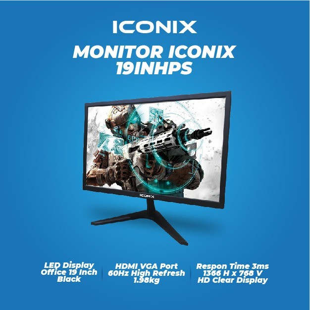 Jual ICONIX LED MONITOR 19 inch | Shopee Indonesia