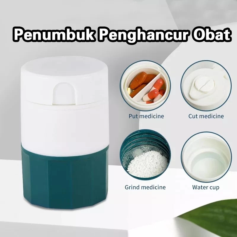 Alat Penghancur Obat Pemotong Penggerus Penghancur Pill Obat Tablet | AutoStock