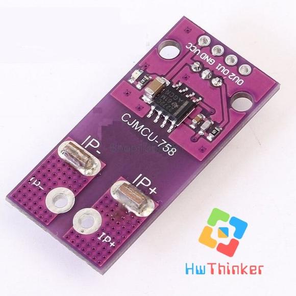 Jual Modul Sensor Arus Hall Current Sensor 50A ACS758 AC DC for Arduino Shopee Indonesia