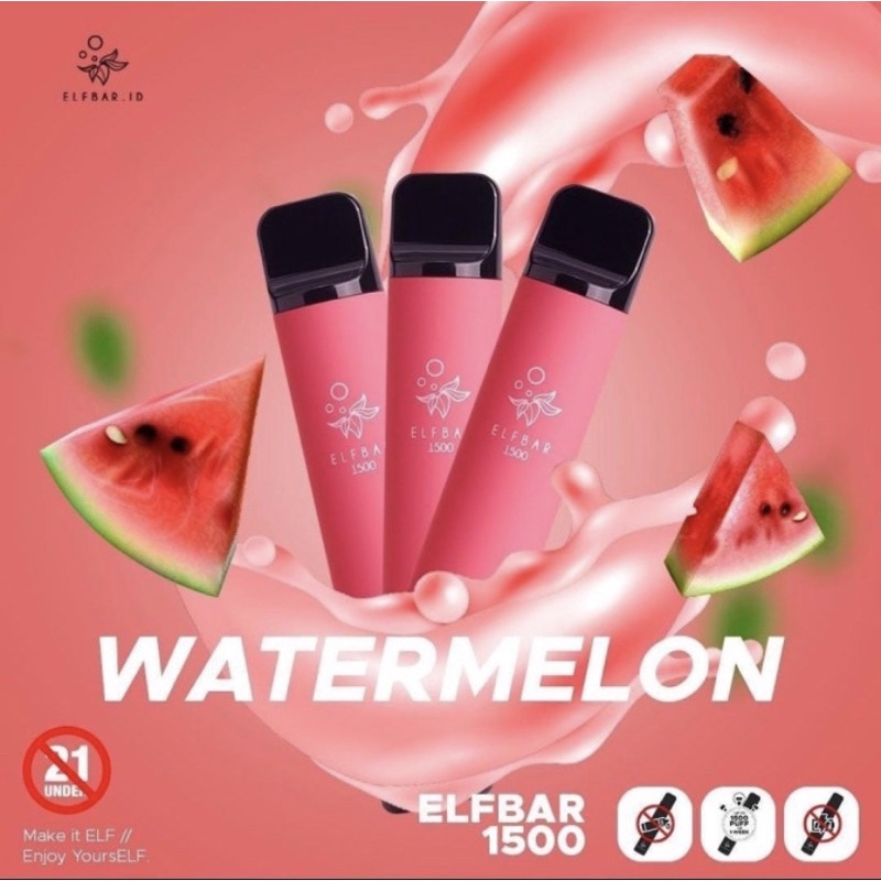 Jual ELFBAR 1500 Disposable Pod - Watermelon | Shopee Indonesia