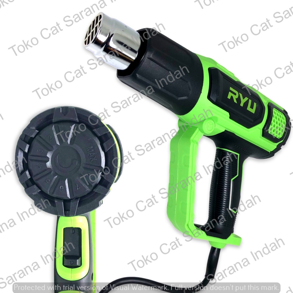 Jual HEAT GUN RYU RHG 600 - 4 RHG600-4 HOT GUN MESIN PEMANAS PACKING ...