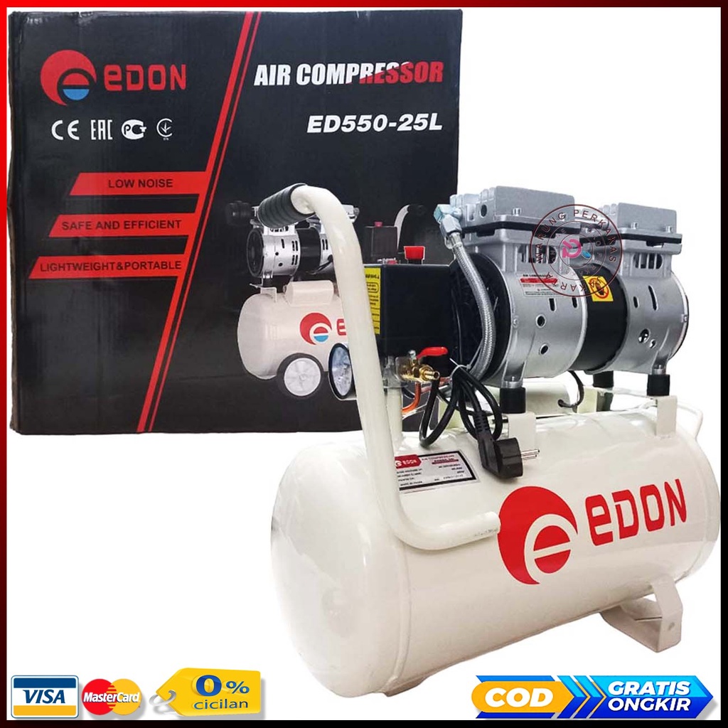 Jual Kompressor Angin Watt Edon Ed Kapasitas Tanki Ready Liter Dan Liter Shopee