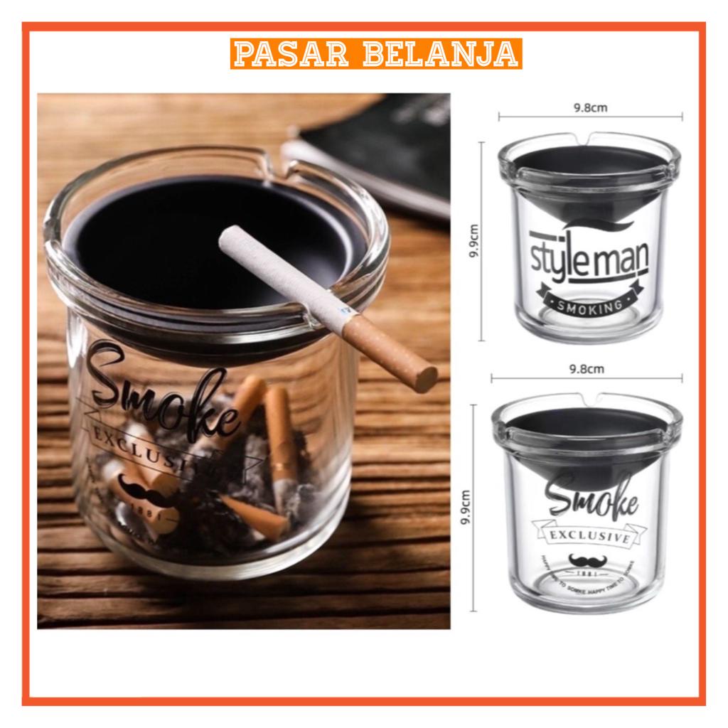 Jual P665203 Asbak Rokok Terbaru Kaca Tempat Penambung Asbak Rokok ...