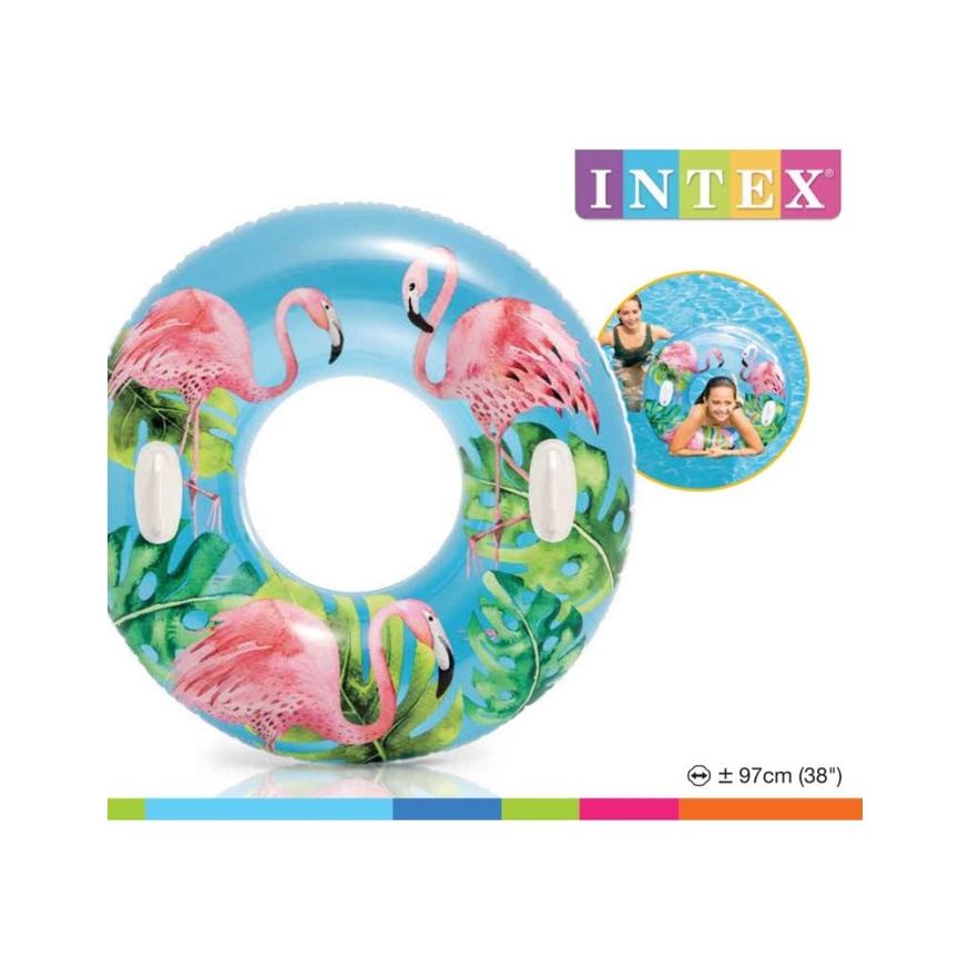 Jual INTEX 58263 Lush Tropical Tubes 97cm Ban Renang | Shopee Indonesia
