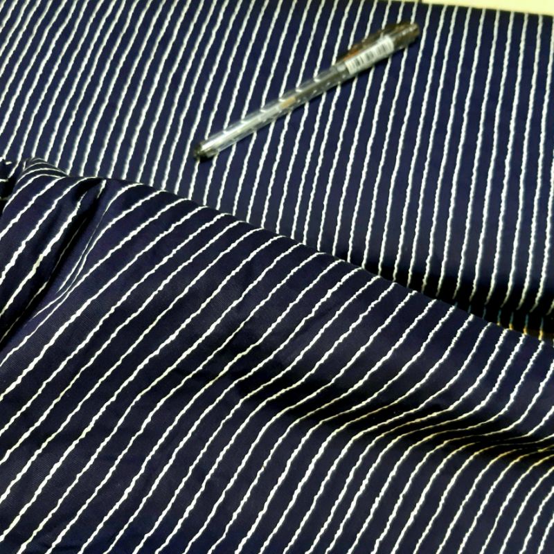 Jual bahan kain katun jepang strech warna navyblue | Shopee Indonesia