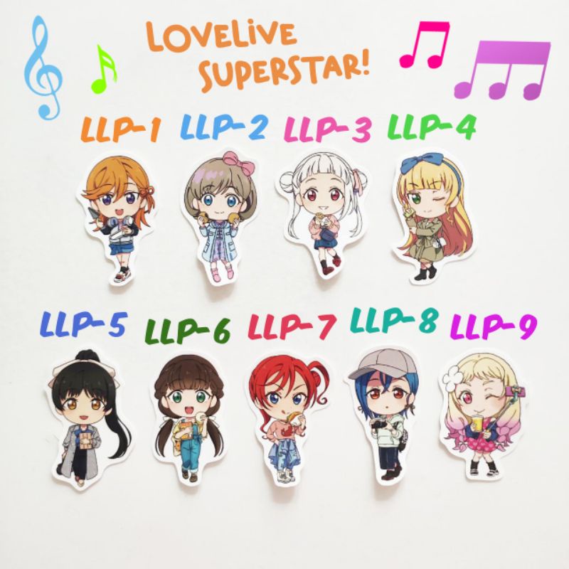 Jual Sticker Anime Love Live Superstar 1 Merchandise | Shopee Indonesia