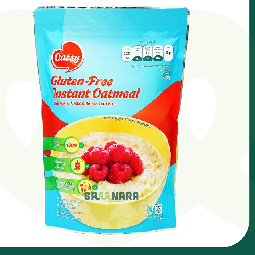 Jual Oatsy Gluten Free Instant Oatmeal 500gr / Oatmeal Instan 500 gram