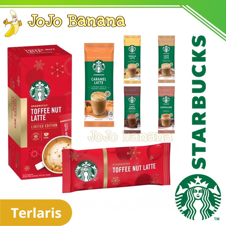 Jual STARBUCKS Premium Instant Coffee Sachet Turkey Kemasan Serbuk