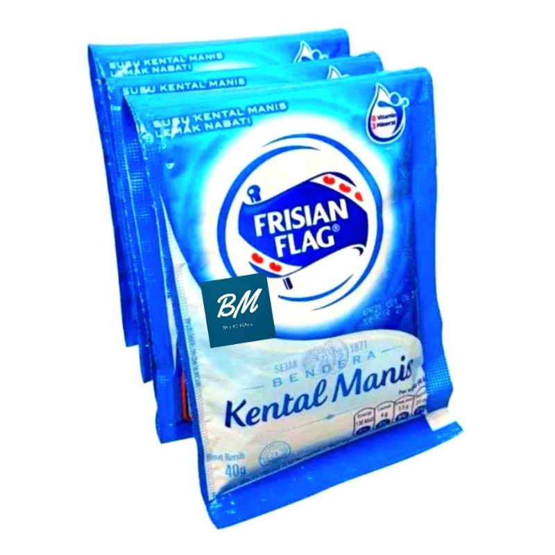 Jual Frisian Flag Putih Renceng 6 Sachet / SKM Susu Bendera Putih ...