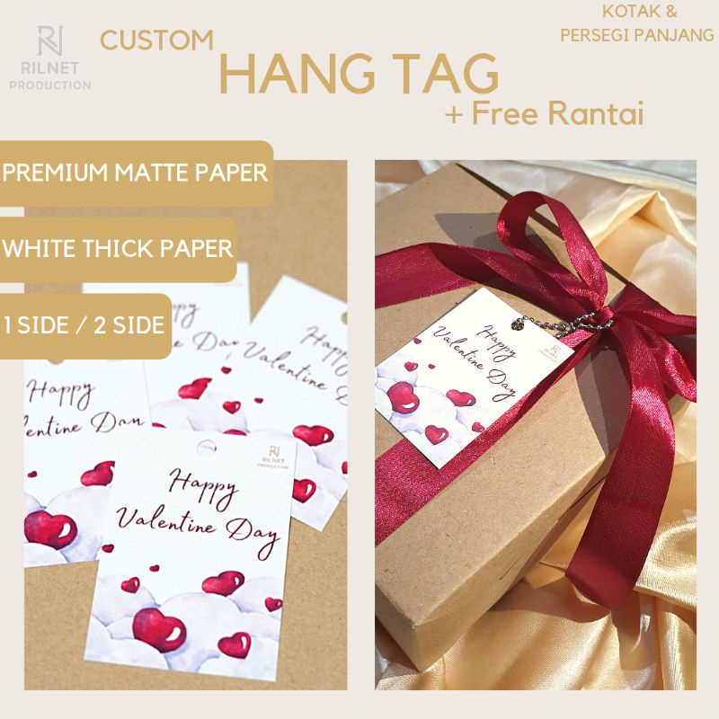 Jual Custom/ Cetak / Print Hang Tag [per 1 lembar A4] | Shopee Indonesia