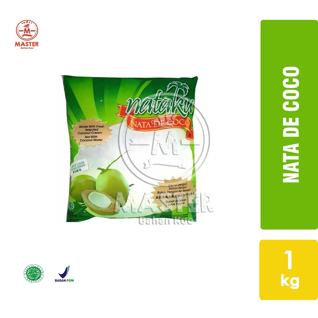 Jual Nata De Coco NATAKU / Coconut Jelly Plain [Bag 1 kg] | Shopee ...