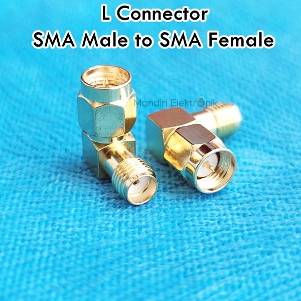 Jual Konektor Adapter L SMA Male To SMA Female | Shopee Indonesia