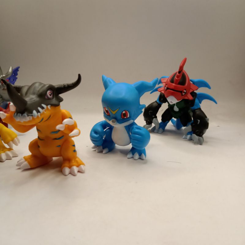 Jual Mainan Anak Action Figure Anime Digimon Agumon Greymon Omegamon 6 ...