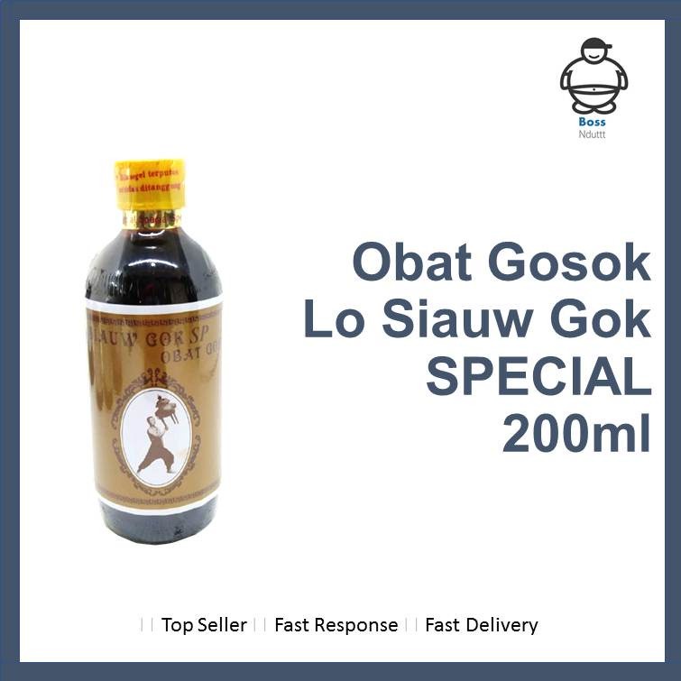 Jual Lo Siauw Gok Lo Ban Teng Arak Gosok 200 ml SPESIAL tutup