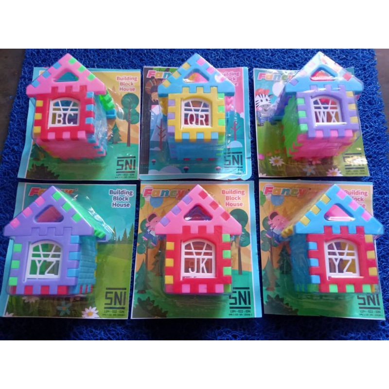 Jual MAINAN PUZZLE MERAKIT RUMAH UKURAN(5x5) MAINAN ANAK EDUKASI