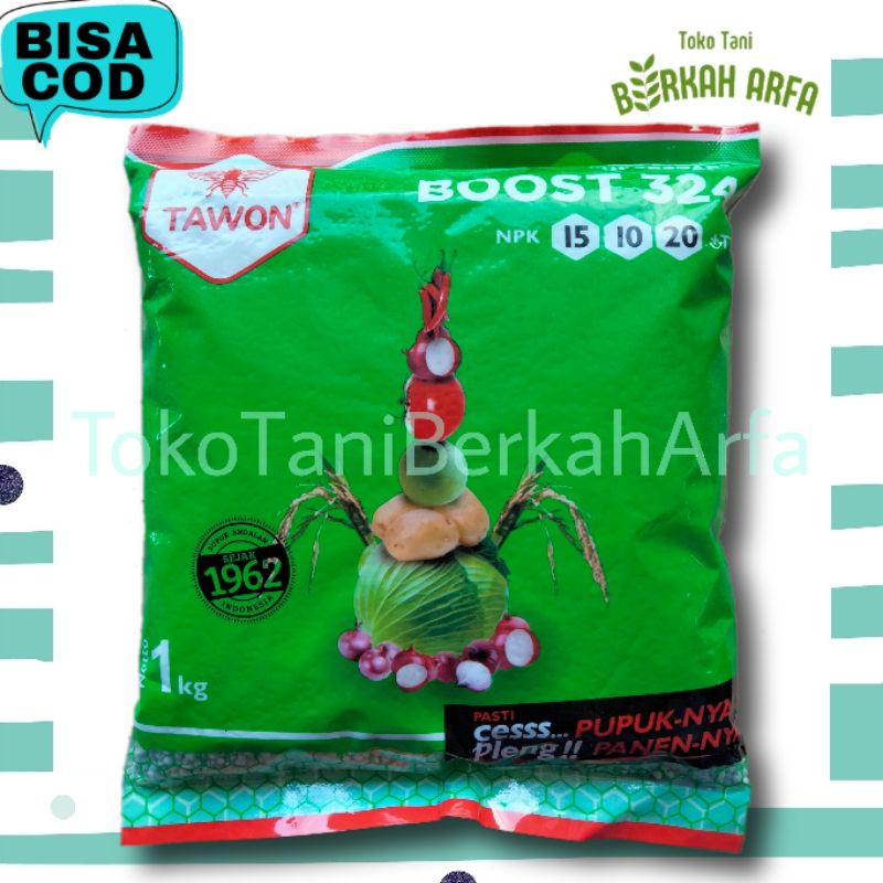 Jual Pupuk NPK Tawon 15-10-20+TE 1Kg TAWON BOSST 324 (Pupuk Masa ...