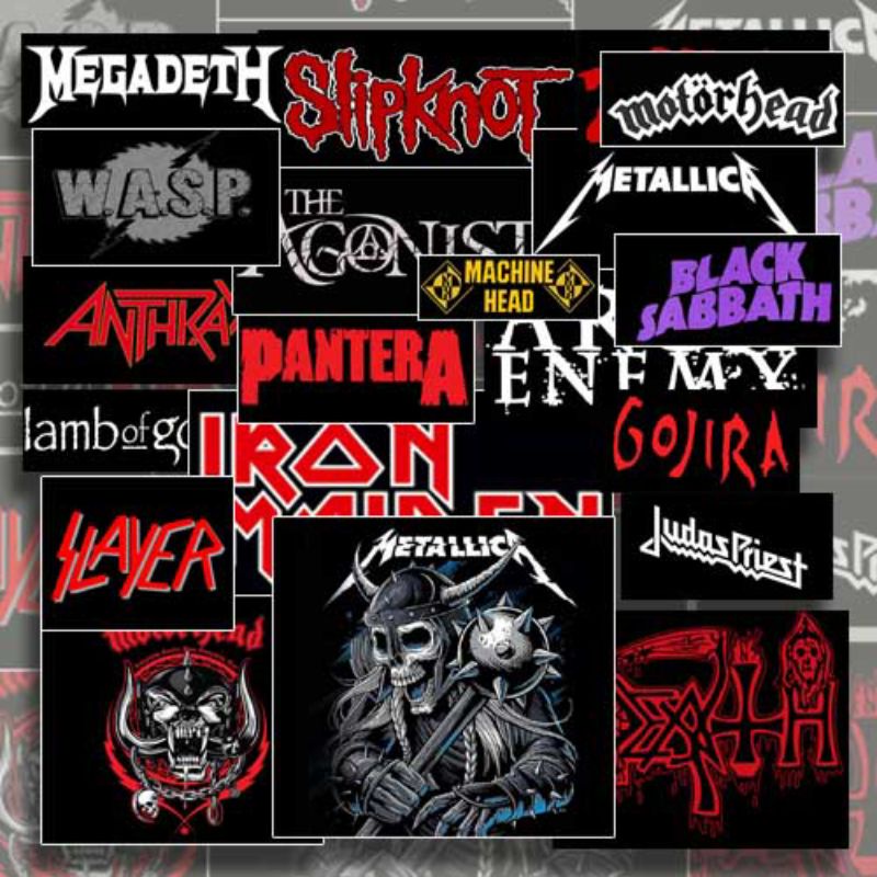 Jual Sticker Metal | Sticker Band | Legend Series [Isi20pcs] | Shopee ...