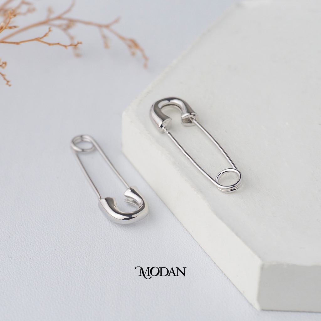Jual Modan Simple Minimalist Plain Safety Pins Clothing Pins Earrings