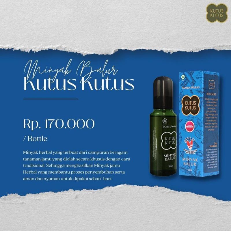 Jual Minyak Kutus Kutus Healing Oil Original Tamba Waras Bali Minyak Balur Herbal Alami 5615