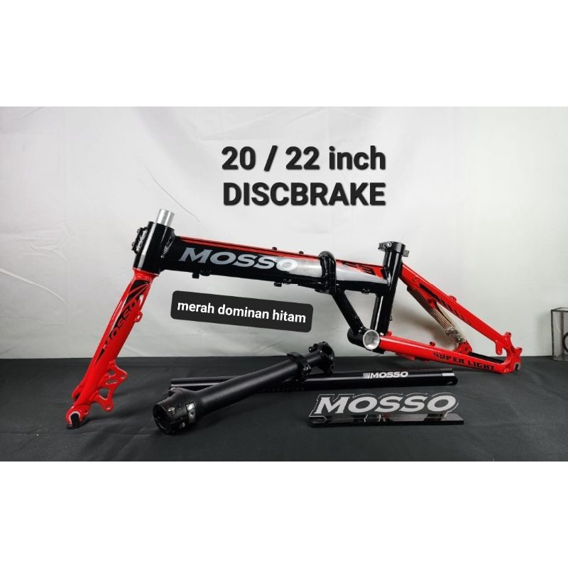 Jual KOMPLIT FRAME SEPEDA LIPAT MOSO F3 TAIWAN 20 / 22 INCH FRAME SELI ...