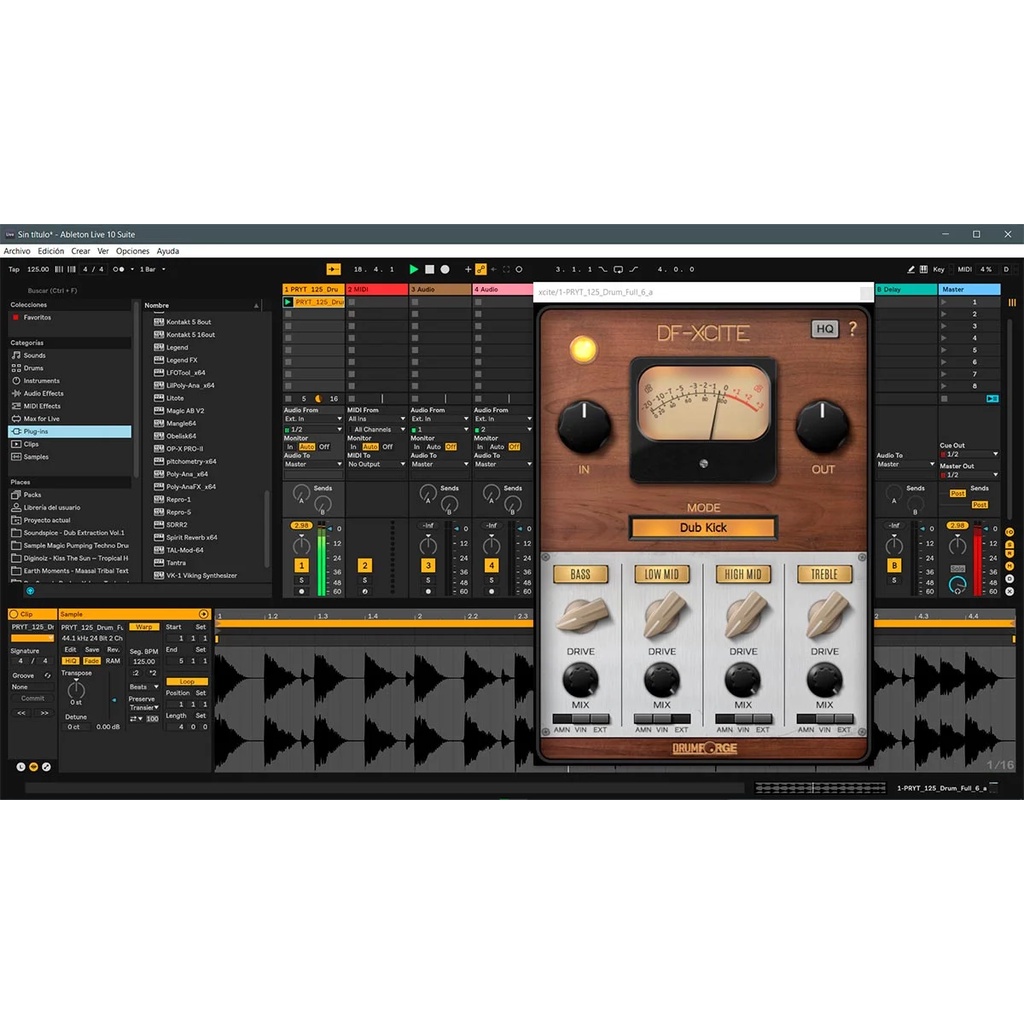 Jual Drumforge DF-XCITE 1 VST Plugin first audio plugin designed for ...