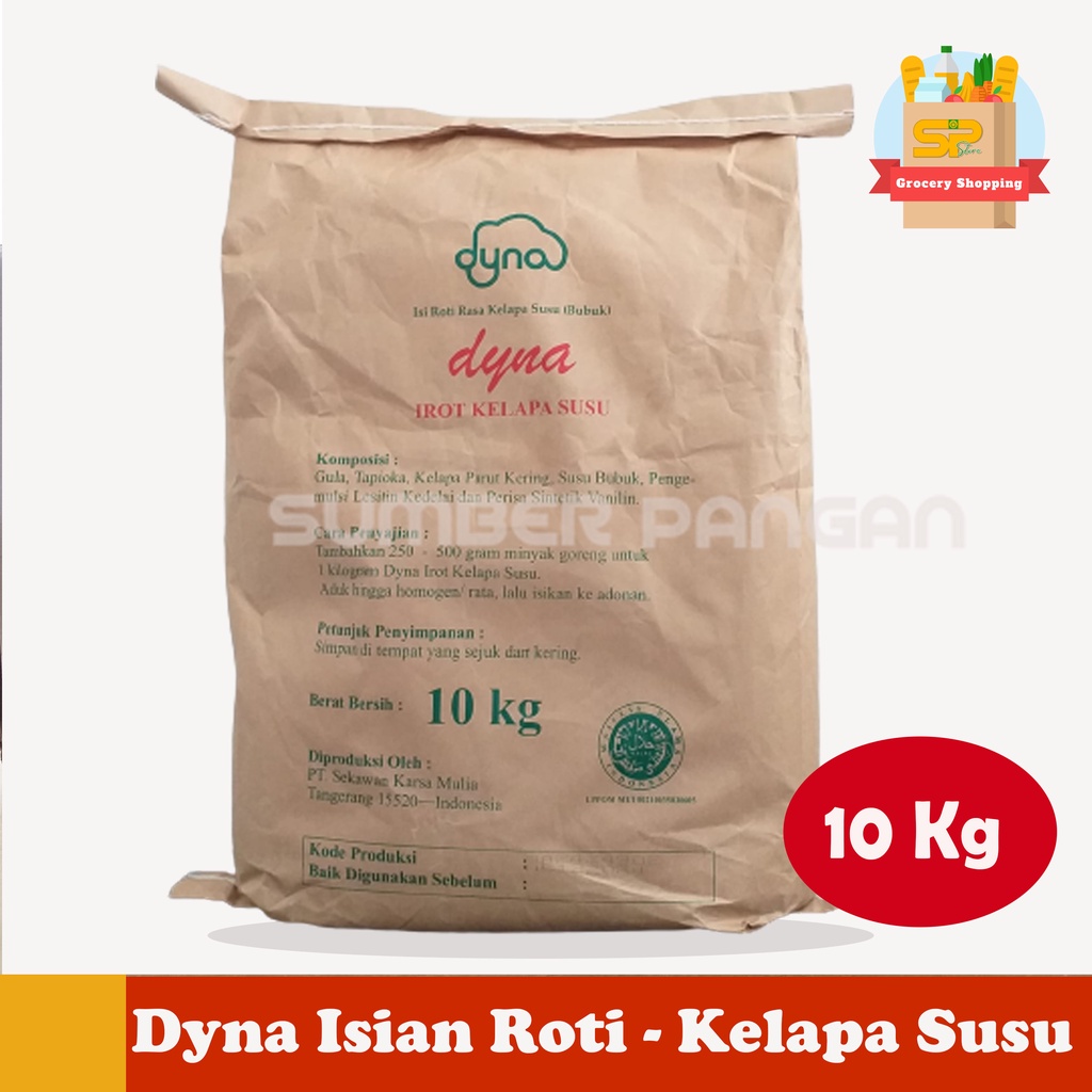 Jual Isian Roti Rasa Kelapa Susu 10 Kg / Dyna Irot Bubuk Kelapa Susu ...
