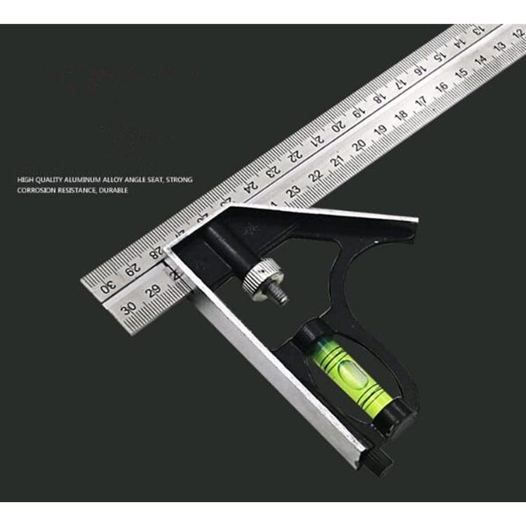Jual Penggaris Siku L Waterpass 30CM Kombinasi Square Ruler Sudut ...