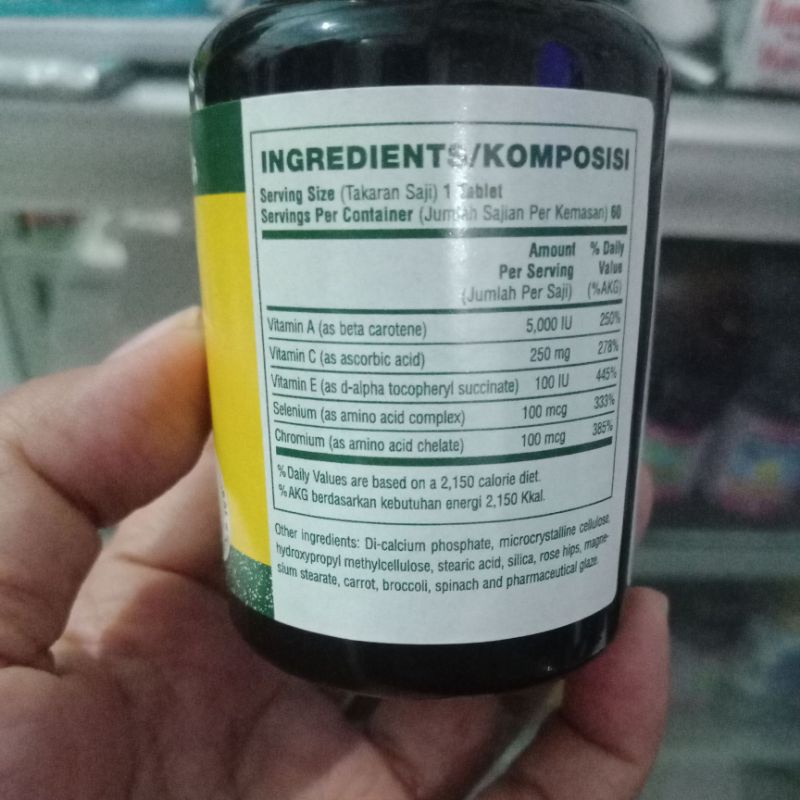 Jual Natures Plus Super Antiox 60 Tablets | Shopee Indonesia