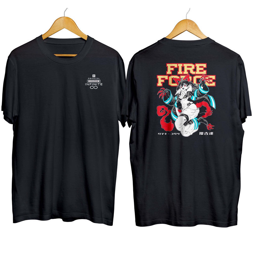 Jual Kaos distro infinite anime TAMAKI KOTATSU CAT GIRL - FIRE FORCE ...