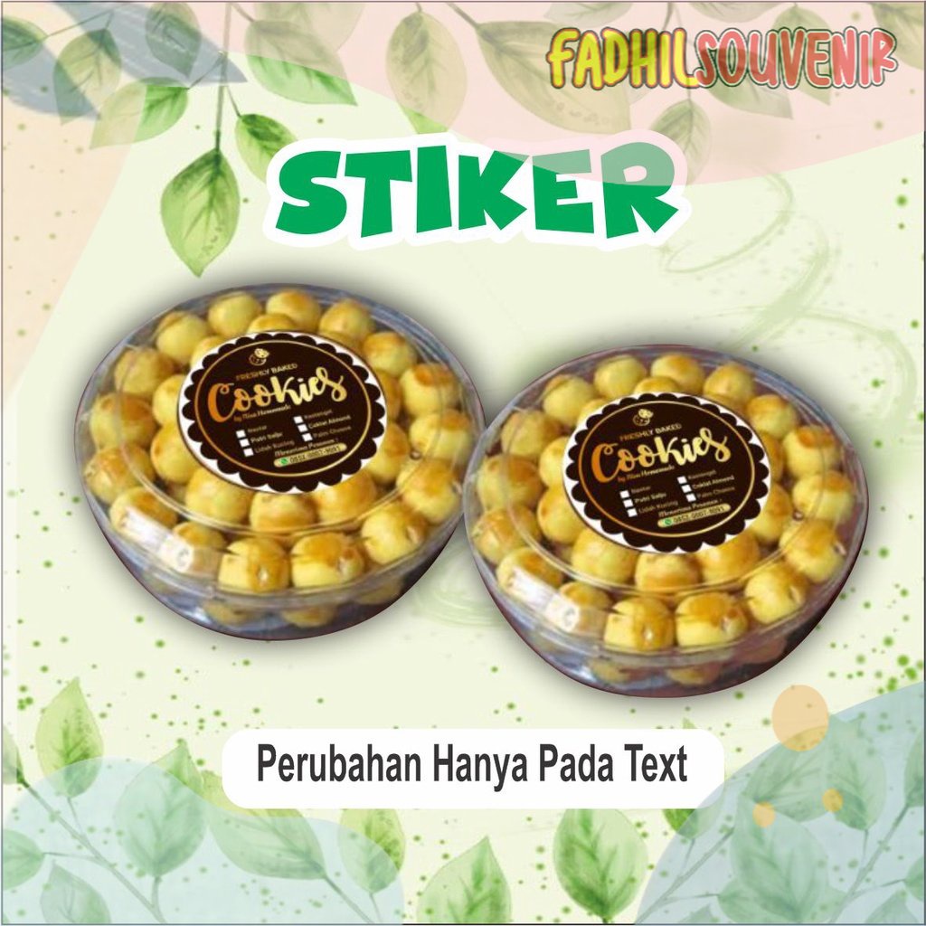 Jual STIKER KUE KERING KUE LEBARAN TOPLES Fadhilsouvenir | Shopee Indonesia