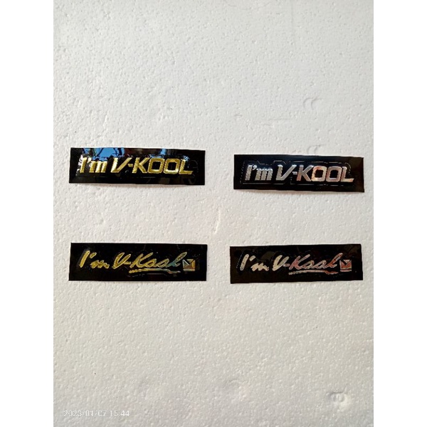 Jual stiker emblem im v kool embos timbul | Shopee Indonesia