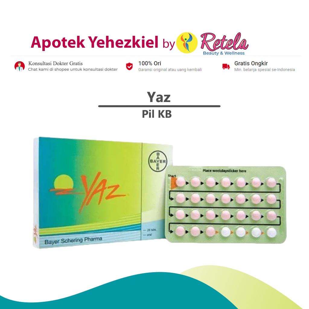Jual YAZ TABLET 28'S Shopee Indonesia