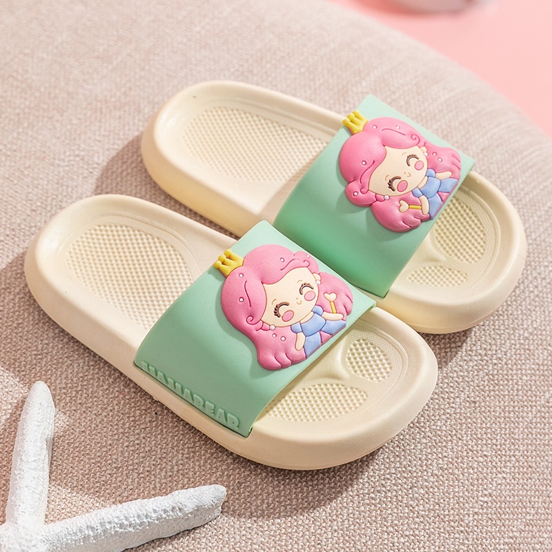 MB MERMAID Sandal Slop Selop Karet Anak Cewek Perempuan Rubber Shoes